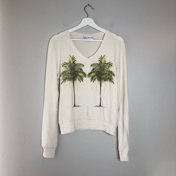 Wildfox Twin Palm Tree T-Shirt - Picture 5 of 7